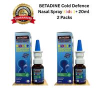 Betadine Freddo Difesa Nasali Spray Bambini 1+20ml Help Stop Flu Presto -2 Pack