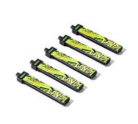 BETAFPV 5pcs LAVA II 1S 320mAh Battery 3.8V 95C LiHV Battery with BT2.0 Connector Compatible with 1S Tiny Whoop Drone Quadcopter like Cetus FPV Kit, Air65, Meteor65 Pro 1S Brushless Drones