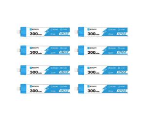 BetaFPV BT2.0 300mAh confezione da 8 | Kit batteria per drone 1S | 3,8 V, 300 mAh