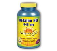 Betaina Cloridrato 250 Caps 648 Mg Di Nature's Life