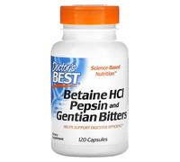 Betaine HCl Pepsin & Gentian Bitters - 120 caps