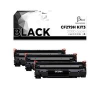 Betaink kit da 3 Toner NERO Compatibili con HP CF279H 79H CF279A 79A versione da 2.000 copie l'uno per Laserjet Pro MFP M26 M26NW M26A Laserjet Pro M12 M12W M12A (3 Nero)
