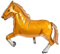 Betallic F15764 - Palloncino a forma di cavallo, 109 cm circa, in pellicola, colore: Marrone