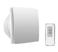 BETAM Aspiratore Bagno,Estrattore Aria con Valvola di Ritegno E Telecomando,190 M³/Ora Ventola Aspirazione,per Cucina,Toilette,Servizi Igienici, Garage,Calotta in ABS,A,6 Inches