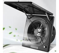 BETAM Estrattore Aria 250Mm,Ventola Aspirazione con Valvola di Ritegno,Regolazione Continua della velocità,2100 M³/H Aspiratore Bagno,per Garage,Cucina,Soffitta,Griglia Metallica