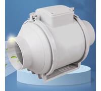 BETAM Ventilatore Industriale,Professionale Aspiratore Bagno,Estrattore Aria in Iinea,Regolazione della velocità A 2 Marce,per Raffreddamento, Booster,Idroponica Ventola Aspirazione,200mm