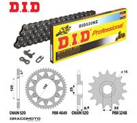 BETAMOTOR RR 430 2019-2021 catena corona pignone kit DID 520NZ passo 520