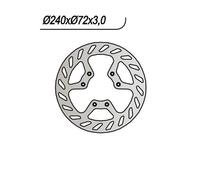 Ng 1024245 Round Brake Disc Argento
