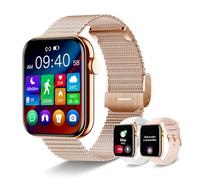 Betatree Smartwatch Donna Chiamata con WhatsApp, 1,85'' Orologio Digitale Automatico Fitness Tracker Contapassi Cronometro, 19 Sportivo Smart Watch Android iOS con Sonno/Cardiofrequenzimetro