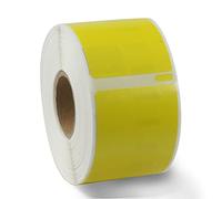 BETCKEY - 1 Rotolo 99012 Etichette Colorate(giallo) Compatibile con DYMO S0722400, 36mm x 89mm, 260 Etichette per Indirizzi Grandi Utilizzo per LabelWriter 450 4XL NON per 550 o 5XL
