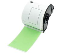 BETCKEY - 1 Rotolo DK-11202 Etichette per Spedizioni Compatibile con Brother, 62mm x 100mm, 300 Etichette Colorate Verde per Stampanti di Etichette Brother QL
