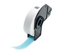 BETCKEY - 1 Rotolo DK-11203 Etichette per Raccoglitori Compatibile con Brother, 17mm x 87mm, 300 Etichette Colorate Blu per Stampanti di Etichette Brother QL