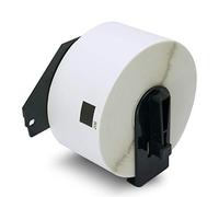 BETCKEY - 1 Rotolo DK-11208 Etichette per Indirizzi Compatibile con Brother, 38mm x 90mm, 400 Etichette rimovibili per Stampanti di Etichette Brother QL