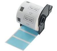 BETCKEY - 1 Rotolo DK-11209 Etichette per Indirizzi Compatibile con Brother, 62mm x 29mm, 800 Etichette Colorate Blu per Stampanti di Etichette Brother QL