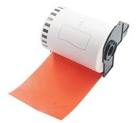 BETCKEY - 1 Rotolo DK-22243 Etichette per Spedizioni Compatibile con Brother, 102mm x 30.48m, 1 Etichette Colorate Rosso per Stampanti di Etichette Brother QL