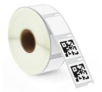 BETCKEY - 1 Rotolo S0929120 Etichette, 25mm x 25mm, 750 Etichette Multiuso Utilizzo per LabelWriter 450 4XL NON per 550 o 5XL
