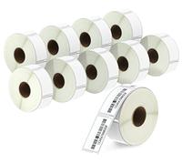 BETCKEY - 10 Rotoli 11355 Etichette Compatibile con DYMO S0722550, 19mm x 51mm, 5000 Etichette di Ritorno Utilizzo per LabelWriter 450 4XL NON per 550 o 5XL