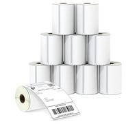 BETCKEY - 10 Rotoli S0904980 Etichette, 104mm x 159mm, 2200 Etichette di Spedizione Extra Large Utilizzo per DYMO LabelWriter 4XL NON per 5XL