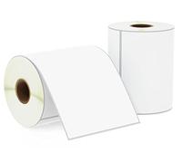 BETCKEY - 102mm x 127mm(4 in x 5 in) Perforated Etichette Termiche per Spedizione di Grandi Dimensioni e Uso Multiplo Compatibile con stampanti Zebra e altre [2 Rotoli/700 Etichette]