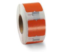 BETCKEY - 2 Rotoli 11353 Etichette Colorate(Arancione) Compatibile con DYMO S0722530, 13mm x 25mm, 2000 Etichette Multiuso Utilizzo per LabelWriter 450 4XL NON per 550 o 5XL