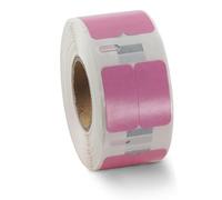 BETCKEY - 2 Rotoli 11353 Etichette Colorate(Rosa) Compatibile con DYMO S0722530, 13mm x 25mm, 2000 Etichette Multiuso Utilizzo per LabelWriter 450 4XL NON per 550 o 5XL