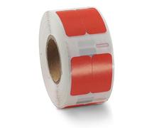 BETCKEY - 2 Rotoli 11353 Etichette Colorate(Rosso) Compatibile con DYMO S0722530, 13mm x 25mm, 2000 Etichette Multiuso Utilizzo per LabelWriter 450 4XL NON per 550 o 5XL