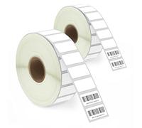 BETCKEY - 25mm x 13mm(1 in x 0,5 in) Perforated Piccole Etichette Termiche Compatibile con stampanti Zebra e altre [2 Rotoli/4860 Etichette]