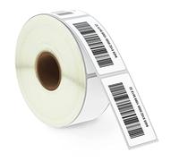 BETCKEY - 25mm x 76mm(1 in x 3 in) Perforated Etichette Termiche per Codice a Barre e Indirizzo Compatibile con stampanti Zebra e altre [1 Rotolo/520 Etichette]