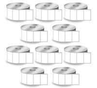 BETCKEY - 38mm x 25mm(1,5 in x 1 in) Perforated Etichette Termiche Polivalenti e Indirizzo Compatibile con stampanti Zebra e altre [10 Rotoli/13000 Etichette]