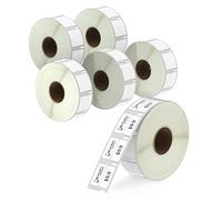 BETCKEY - 6 Rotoli 11353 Etichette rimovibili Compatibile con DYMO S0722530, 13mm x 25mm, 6000 Etichette Multiuso Utilizzo per LabelWriter 450 4XL NON per 550 o 5XL