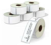 BETCKEY - 6 Rotoli 99012 Etichette rimovibili Compatibile con DYMO S0722400, 36mm x 89mm, 1560 Etichette per Indirizzi Grandi Utilizzo per LabelWriter 450 4XL NON per 550 o 5XL