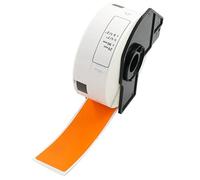 BETCKEY Compatibile Etichette Indirizzi Colorate, Sostituzione per Brother DK-11201, 29mm x 90mm [1 Rotolo/400 Etichette, Arancione]