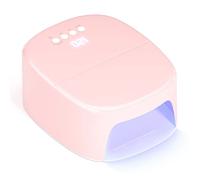 BETE Lampada per unghie a led UV senza fili, luce UV ricaricabile da 60W per unghie Asciugatore per unghie a led senza fili con porta USB per ricaricare il telefono e la fresa per unghie