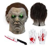 Betensh Maschera di Halloween, maschera di Michael Myers, Adatta da Abbinare al Costume di Michael Myers, Maschera Terrificante