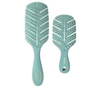 Beter - Pack Spazzola Detangling Natural Fiber Grande e MINI, Spazzola Districante e Anti-Tiraggi, Materiali Sostenibili e Vegani, Denti, Per Tutti i Tipi di Capelli, Edizione Limitata Estate 2025