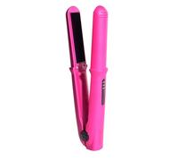 Beter - Piastra per capelli wireless Mini GRWM, dimensioni compatte per viaggi, ricaricabile tramite USB, temperatura regolabile fino a 200°C - Rosa
