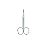 Beter Professional Curved Chrome Manicure Scissors for Cuticle
