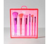Beter - Set Pennelli per trucco Glow Collection, 6 pennelli per viso e occhi, Set pennelli trucco, per cipria, fondotinta, blush e ombretti, Set Make up Brush, Ideale per regalo, Natale