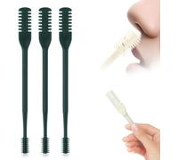 Beterder Tagliacapelli nasale, tagliacapelli per naso, unisex, rotante a 360°, portatile, manuale per la rimozione dei peli del naso, coltello per peli su entrambi i lati, essenziale da viaggio (verde