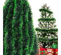 BETESSIN 6pz Ghirlanda Natalizia 12m Festone Natalizio Ghirlanda di Natale Decorazione dell'albero di Natale Capodanno Vacanze per Casa Interni ed Esterni Fai da Te