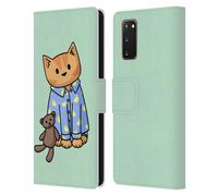 BETH WILSON GATTI DOODLE 2 CUSTODIA COVER A PORTAFOGLIO PER SAMSUNG TELEFONI 1