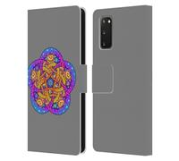 BETH WILSON GATTI DOODLE 2 CUSTODIA COVER A PORTAFOGLIO PER SAMSUNG TELEFONI 1