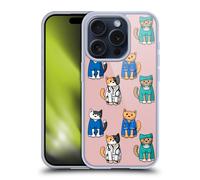 BETH WILSON GATTI DOODLE 2 CUSTODIA COVER MORBIDA IN GEL PER APPLE iPHONE PHONES