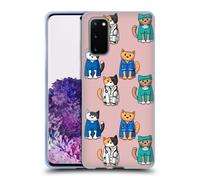 BETH WILSON GATTI DOODLE 2 CUSTODIA COVER MORBIDA IN GEL PER SAMSUNG TELEFONI 1