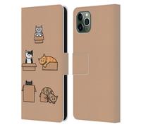 BETH WILSON GATTI DOODLE 2 CUSTODIA COVER PORTAFOGLIO IN PELLE PER APPLE iPHONE