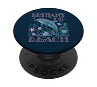 BETHANY BEACH DE DOLPHIN LOVER SOUVENIR SPIAGGIA COLORATO PopSockets PopGrip Adesivo