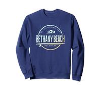 Bethany Beach Delaware - Bethany Beach DE Vintage Surf Felpa