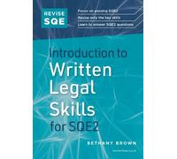 Bethany Brown Revise SQE Introduction to Written Legal Skills for SQ (Tascabile)