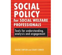 Bethany Morgan Br Social policy for social welfare profession (Copertina rigida)