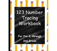 Bethbirdbooks 123 Number Tracing Workbook (Tascabile)